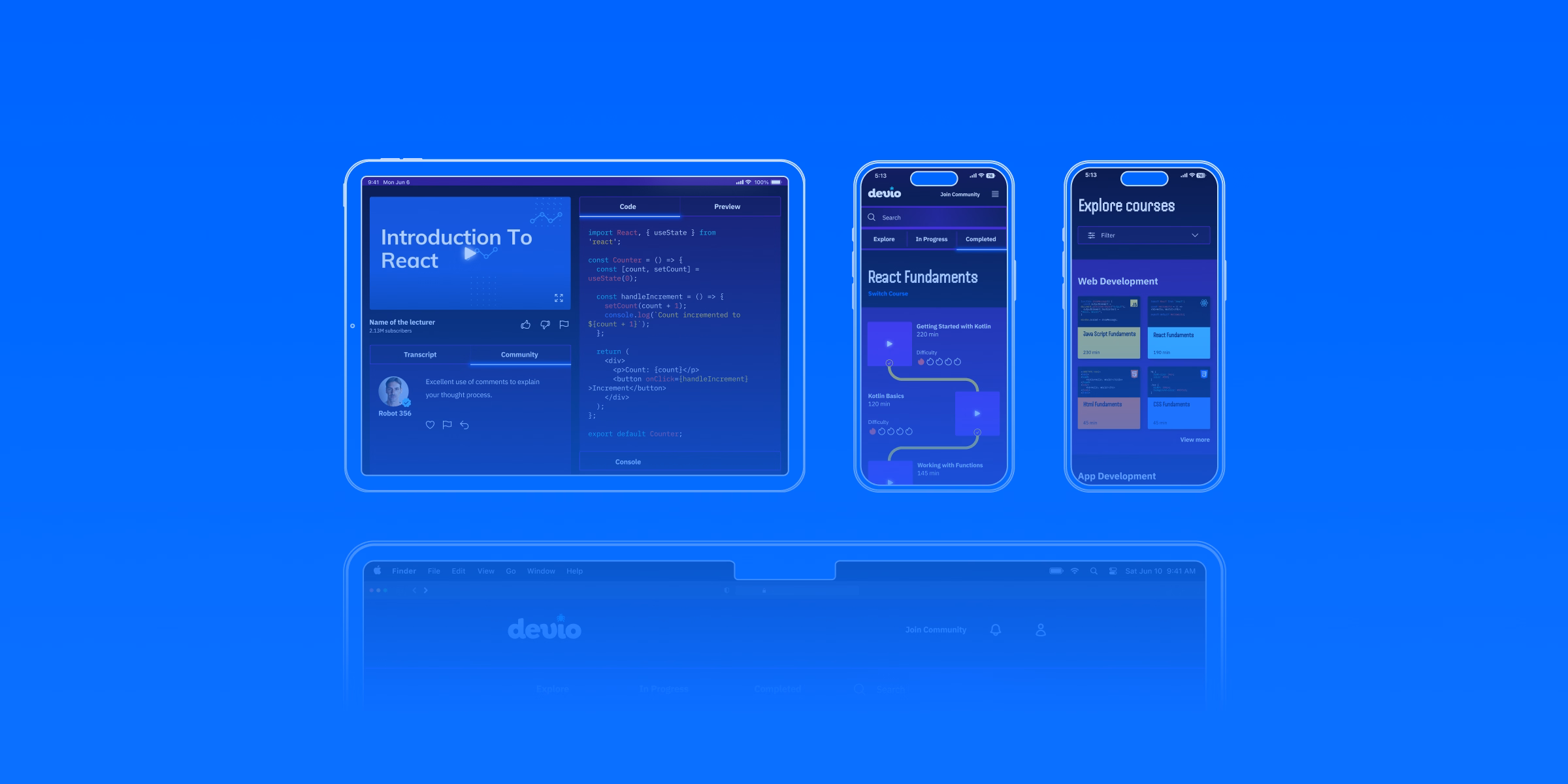 Devio Website projekt