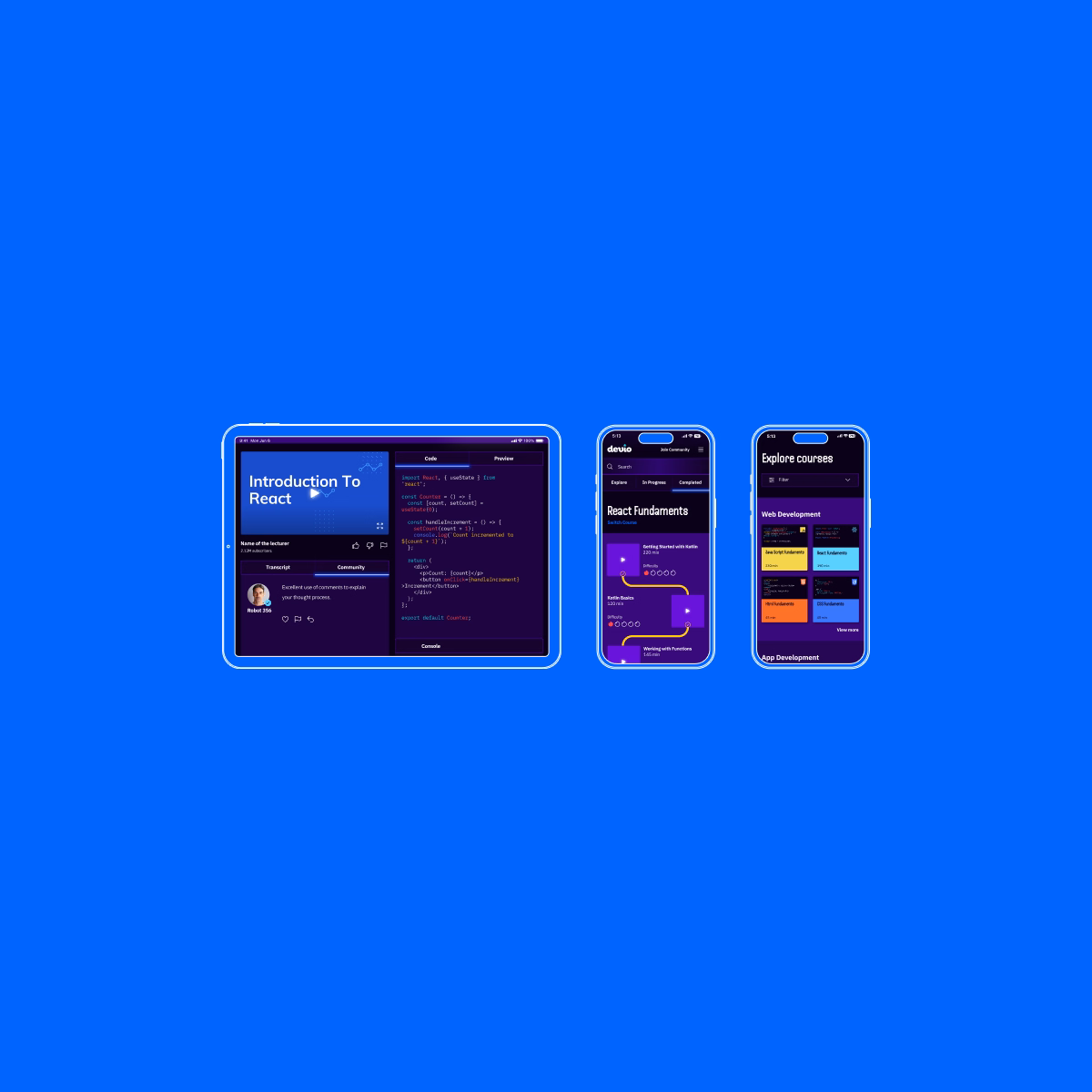 Devio Website projekt