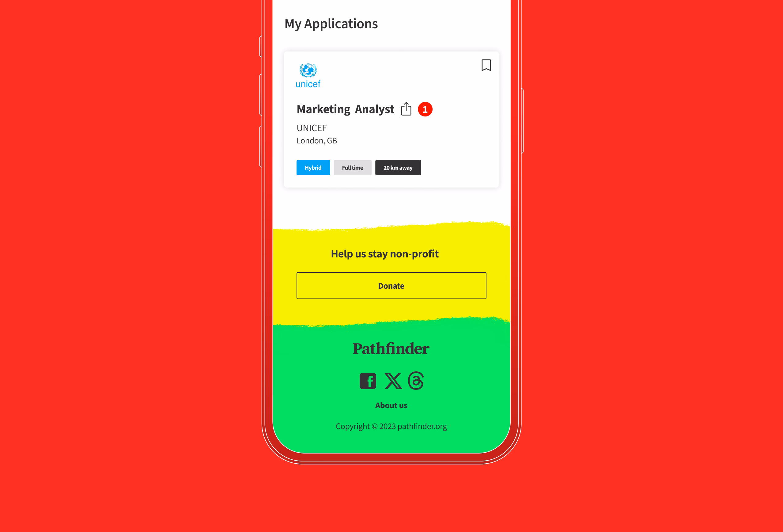 Pathfinder App ukážka 1